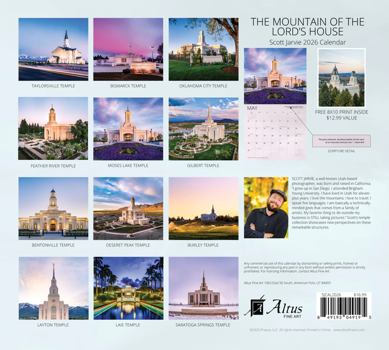 2026 Calendar: Mountain of the Lord's House (Large Calendar)*