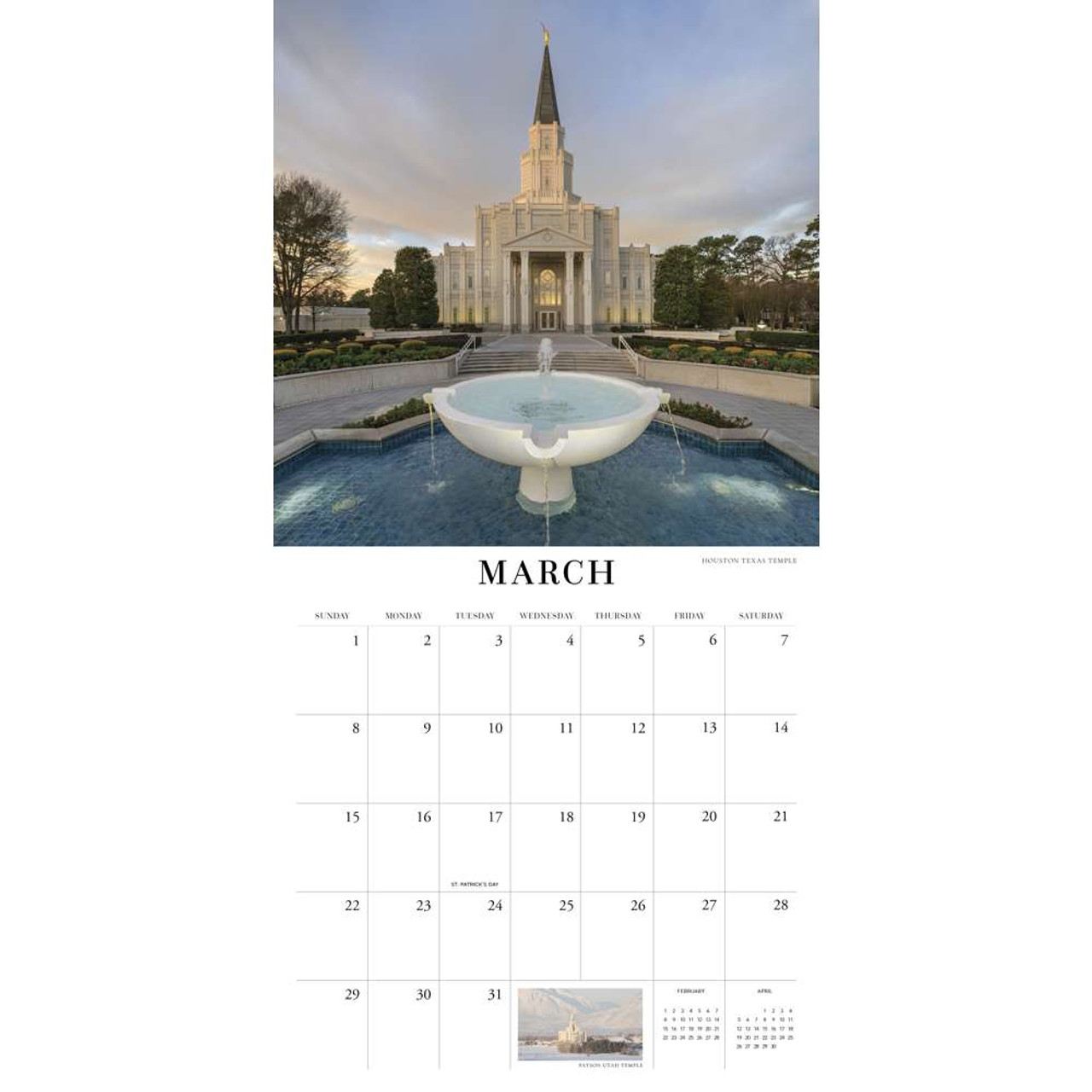 2026 Calendar: Heaven on Earth (Large Calendar)*