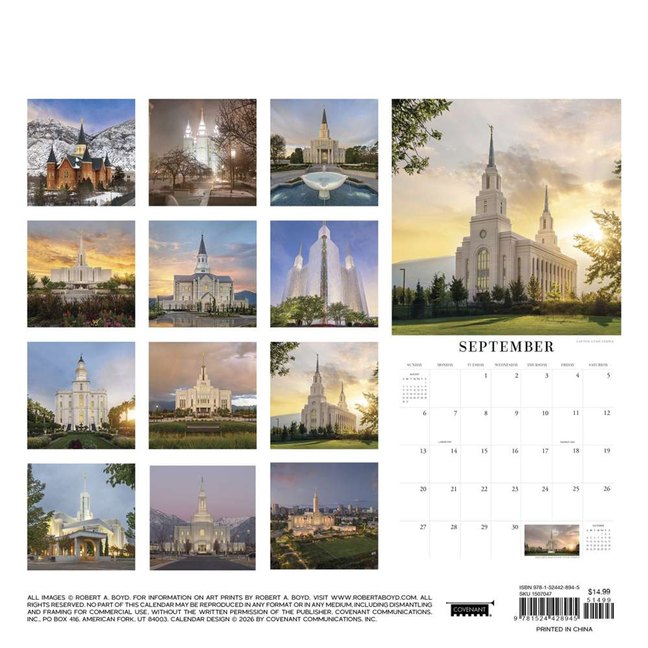 2026 Calendar: Heaven on Earth (Large Calendar)*