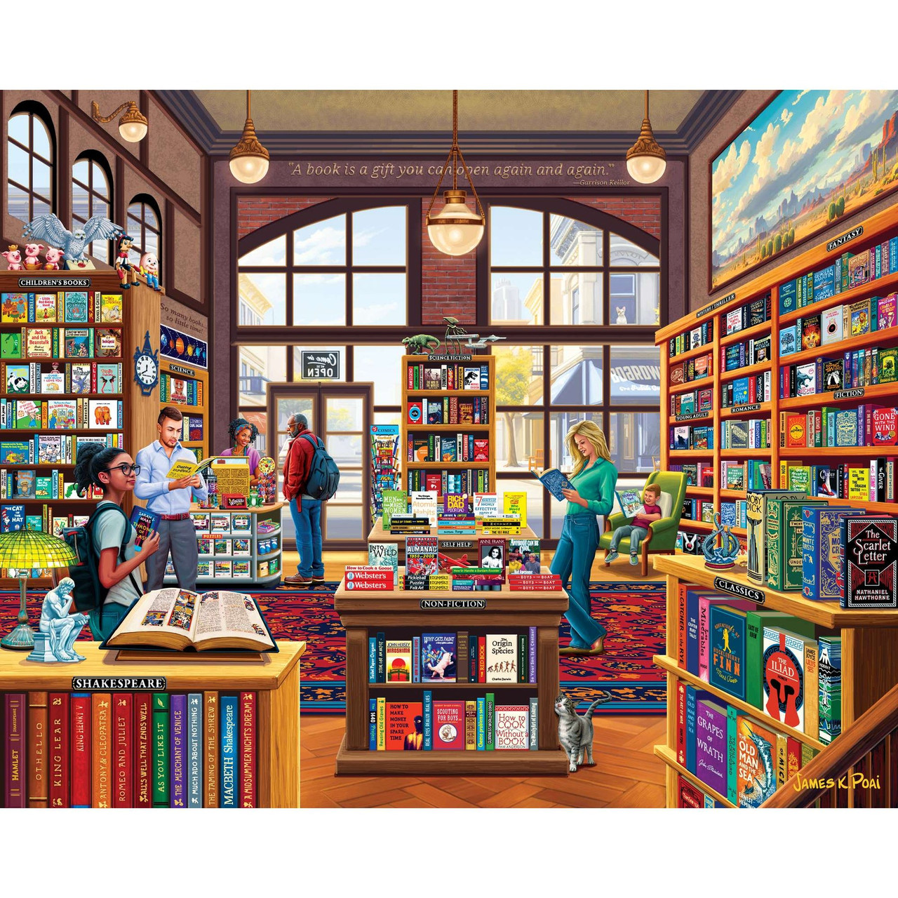 Bookshop Puzzle 500 piece