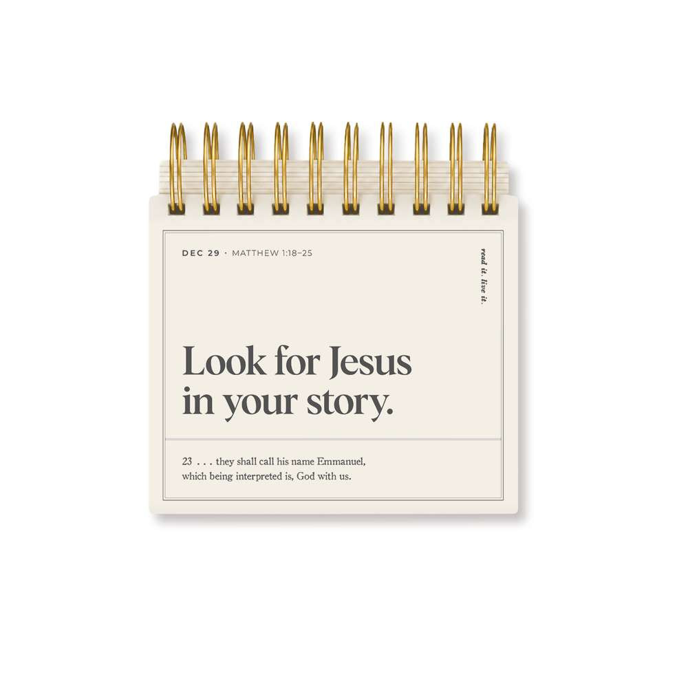 Don't Miss This 2027 New Testament Desk Calendar