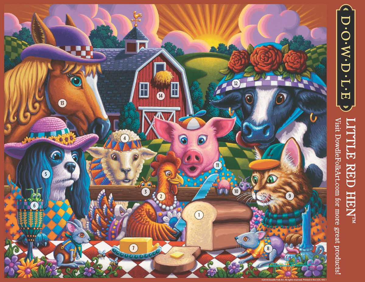 Little Red Hen 500 Piece Puzzle
