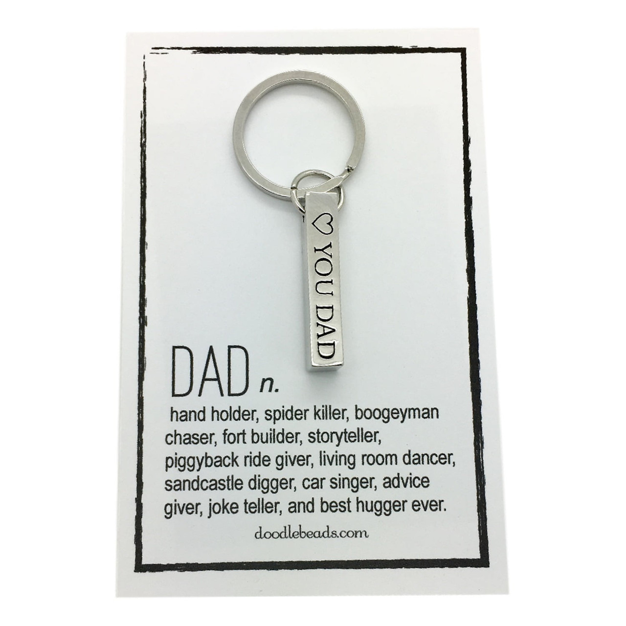 Love You Dad Key Ring