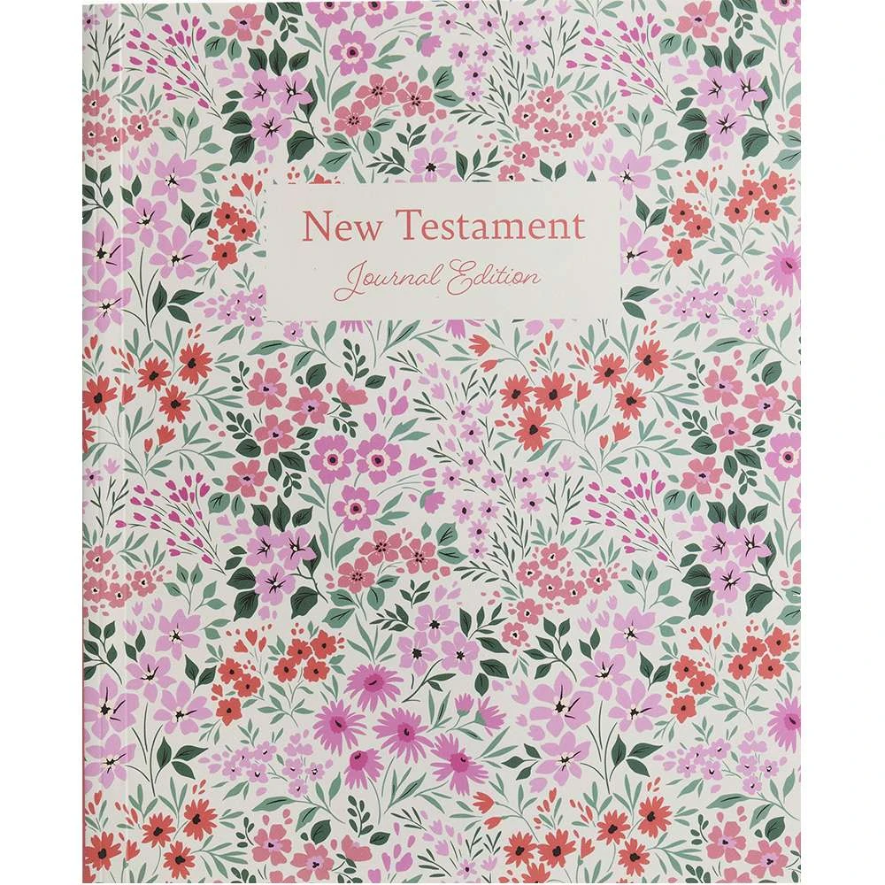 The New Testament Journal Edition Pink Floral (Paperback)