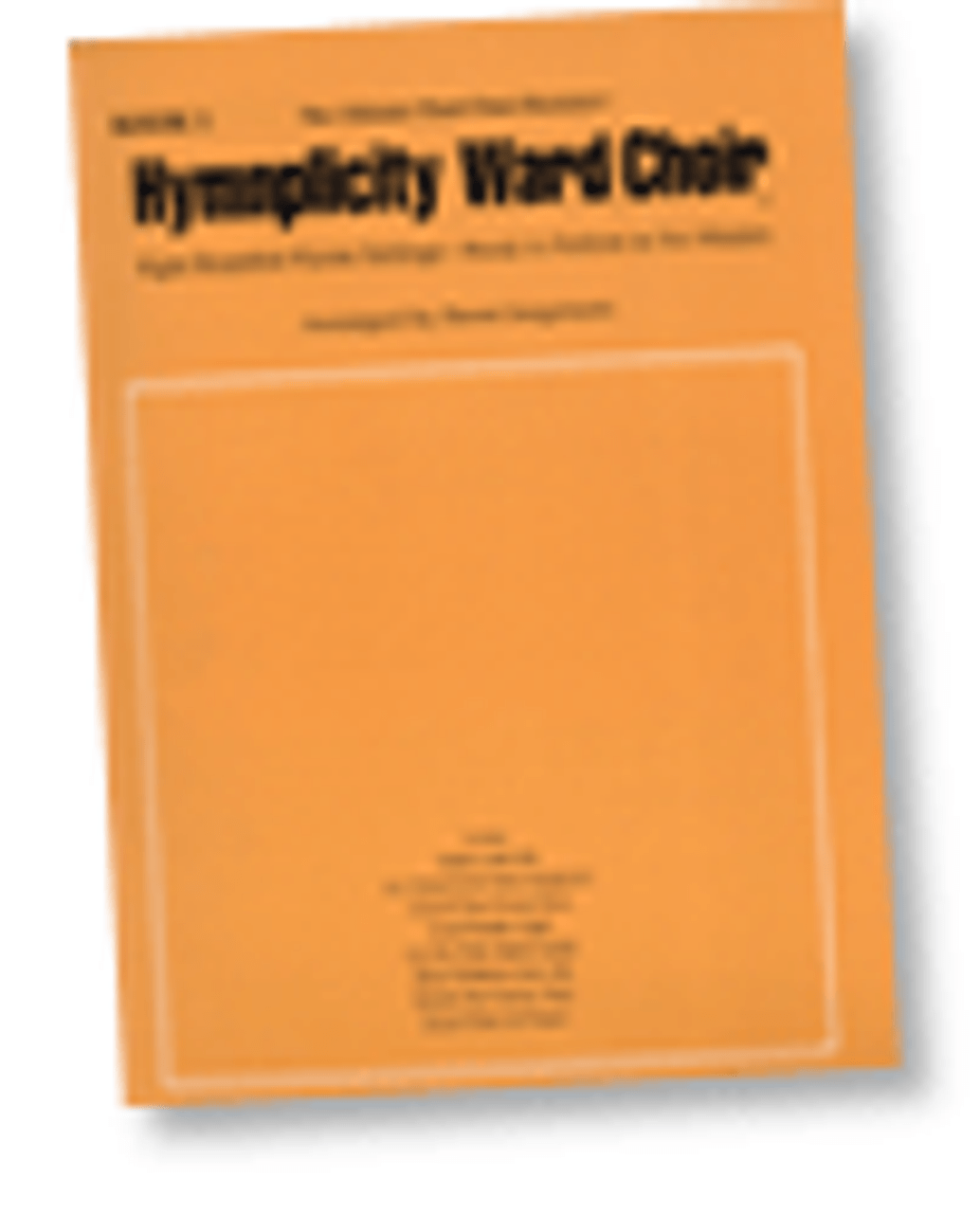 Hymnplicity Ward Choir - Book 1 *