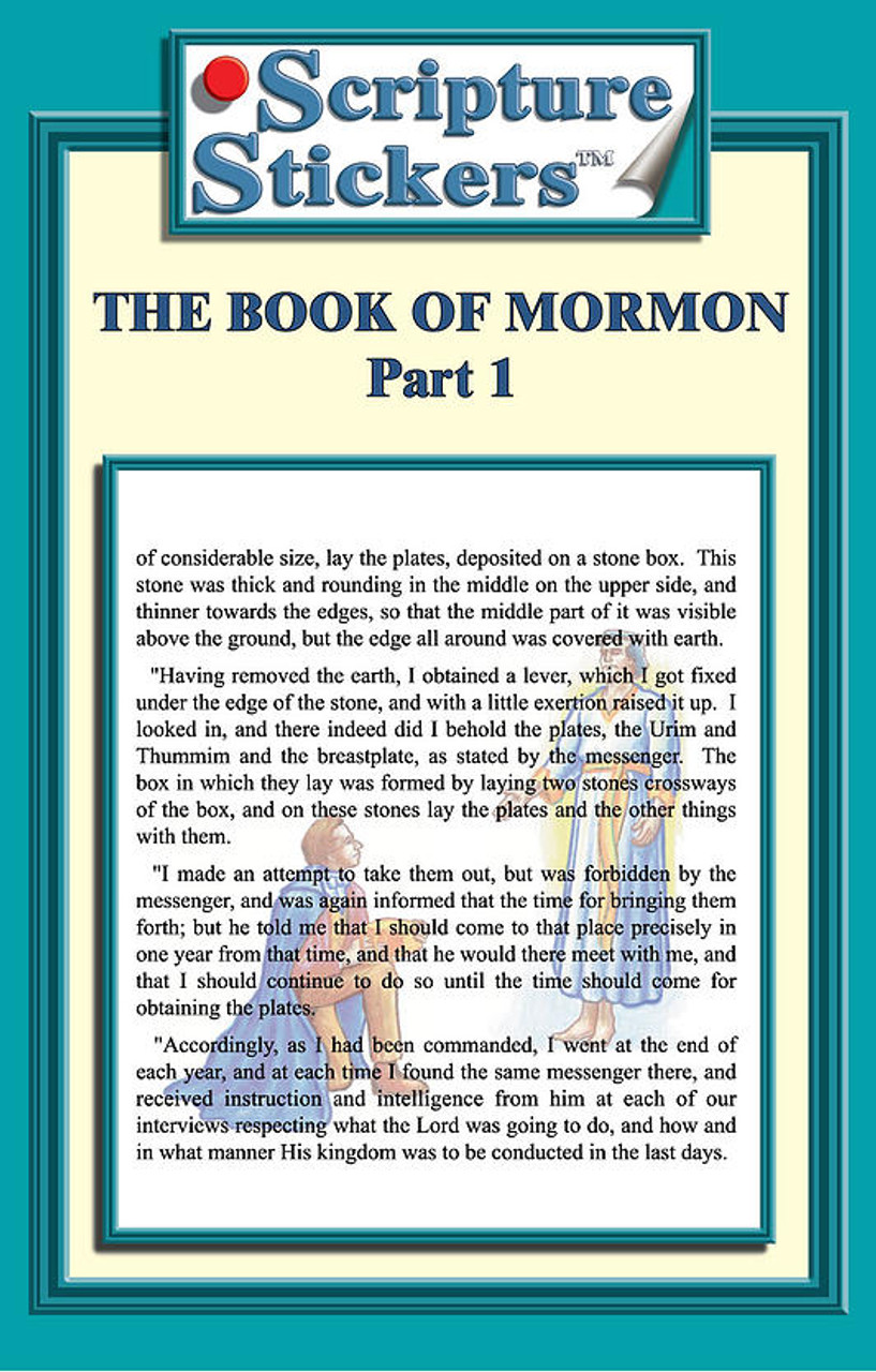 Scripture Stickers Book of Mormon Part 1