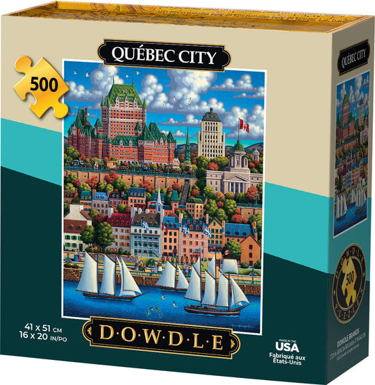 Québec City Puzzle (500 Pieces) Cardston Book Shop