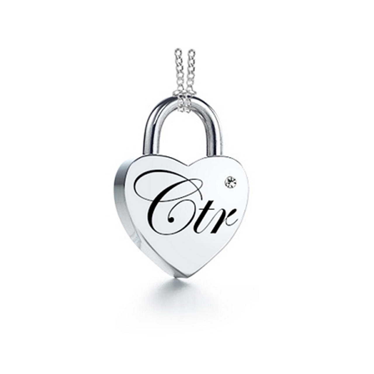Necklace "CTR Love Lock" Stainless Steel *