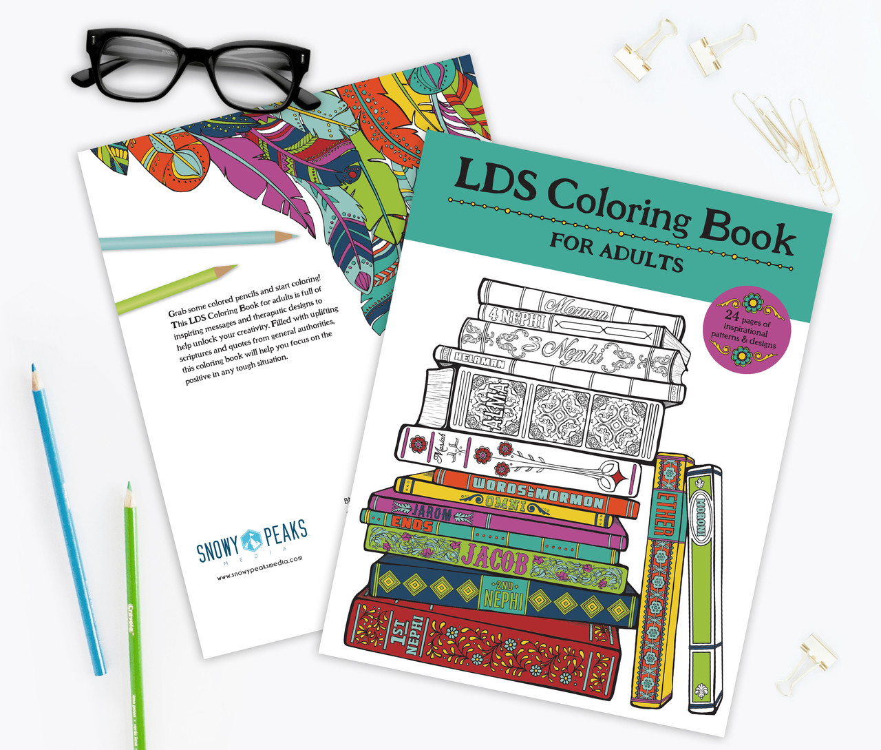 LDS Coloring Book For Adults  (Paperback) *