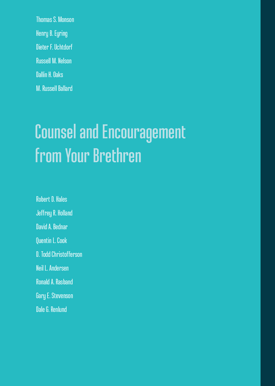 We're With You: Counsel and Encouragement from Your Brethren (Paperback) *