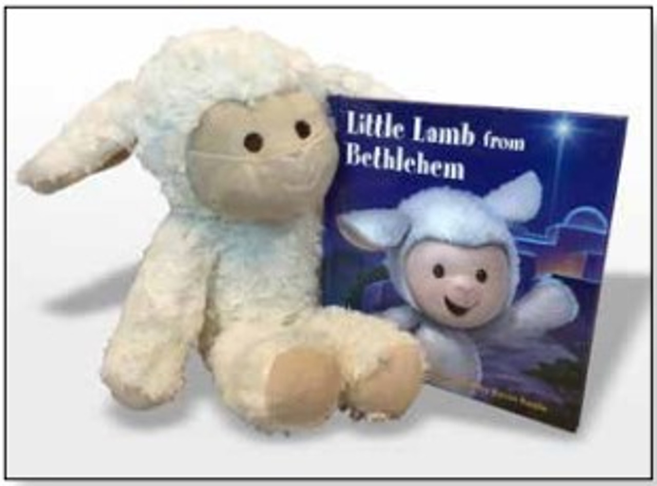 The Little Lamb from Bethlehem Book and Plush Lamb Gift Set *