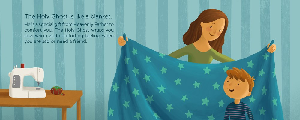 The Holy Ghost is Like a Blanket- Boy (Hardcover) * - Cardston Book Shop