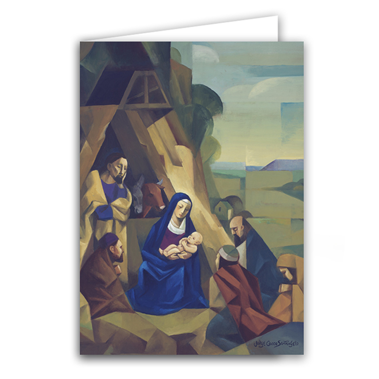 Jorge Cocco " Nativity"  Christmas Note Card Box Set (20 cards)  