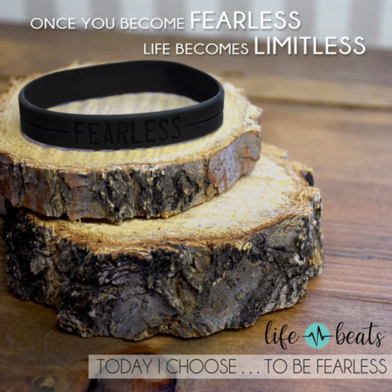 Fearless Silicone Wristband