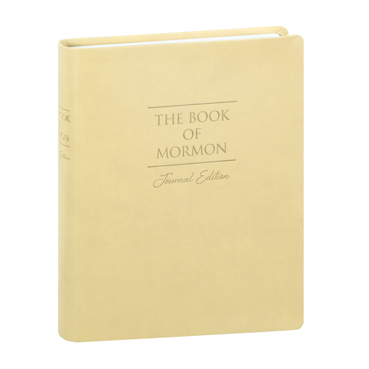 The Book of Mormon Journal Faux Leather Edition (Paperback Large Print with index)*