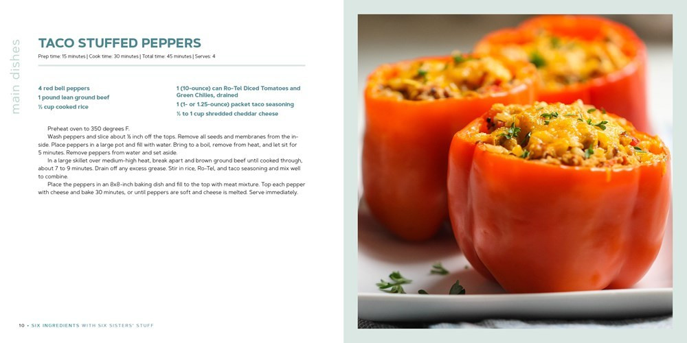 Six Ingredients with Six Sisters' Stuff (Paperback) *