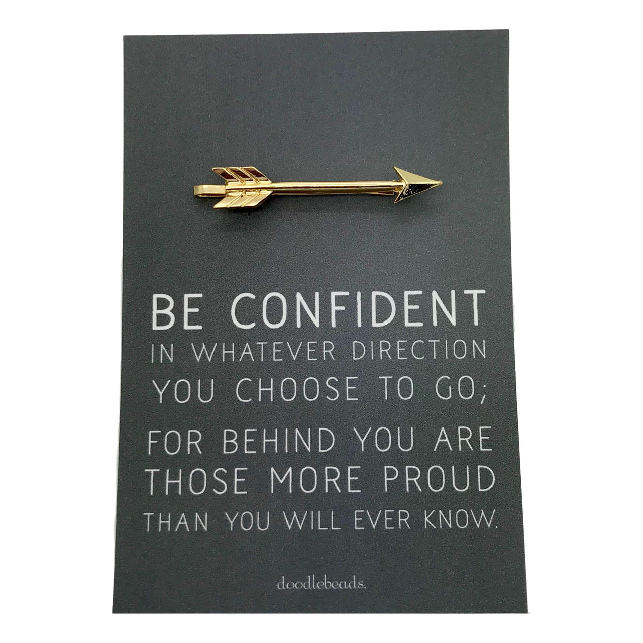 Be Confident (Tie Bar Gold)*