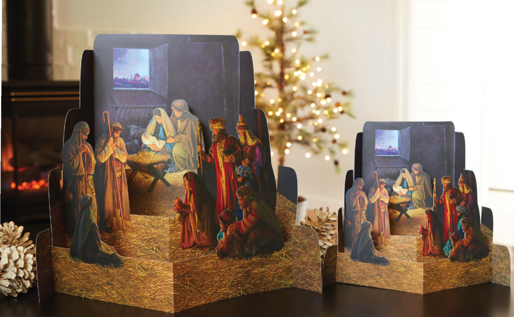 Nativity Diorama (Large or Small) Choose Size in Options* - Cardston ...