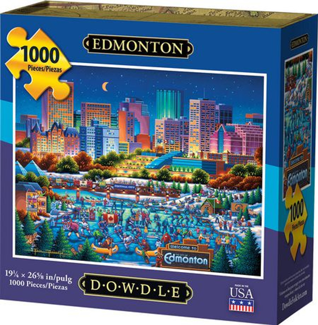 Edmonton Alberta  Puzzle (1000 Pieces) 