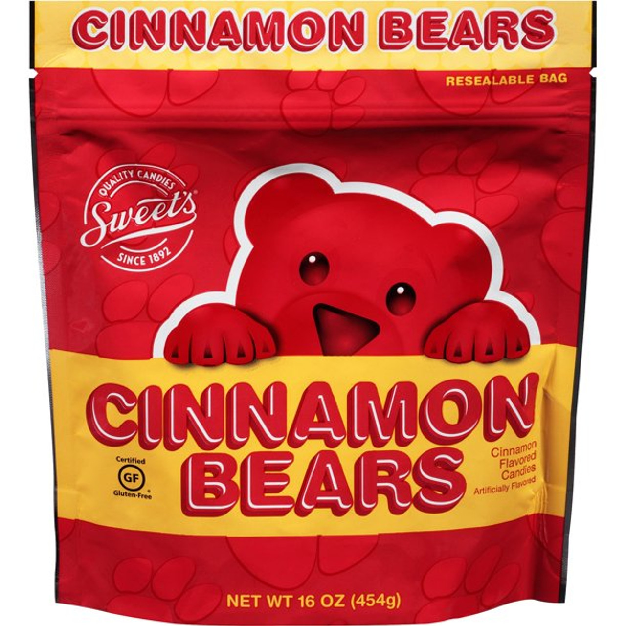 Candy Cinnamon Bears 16 oz Bag by Sweets Candy Co.  