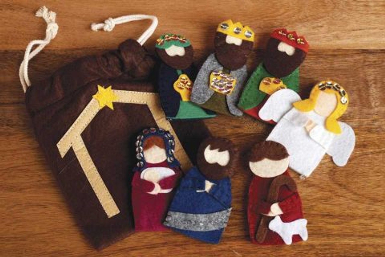 My Little Nativity Finger Puppet (Quiet Bag ) While supplies last*