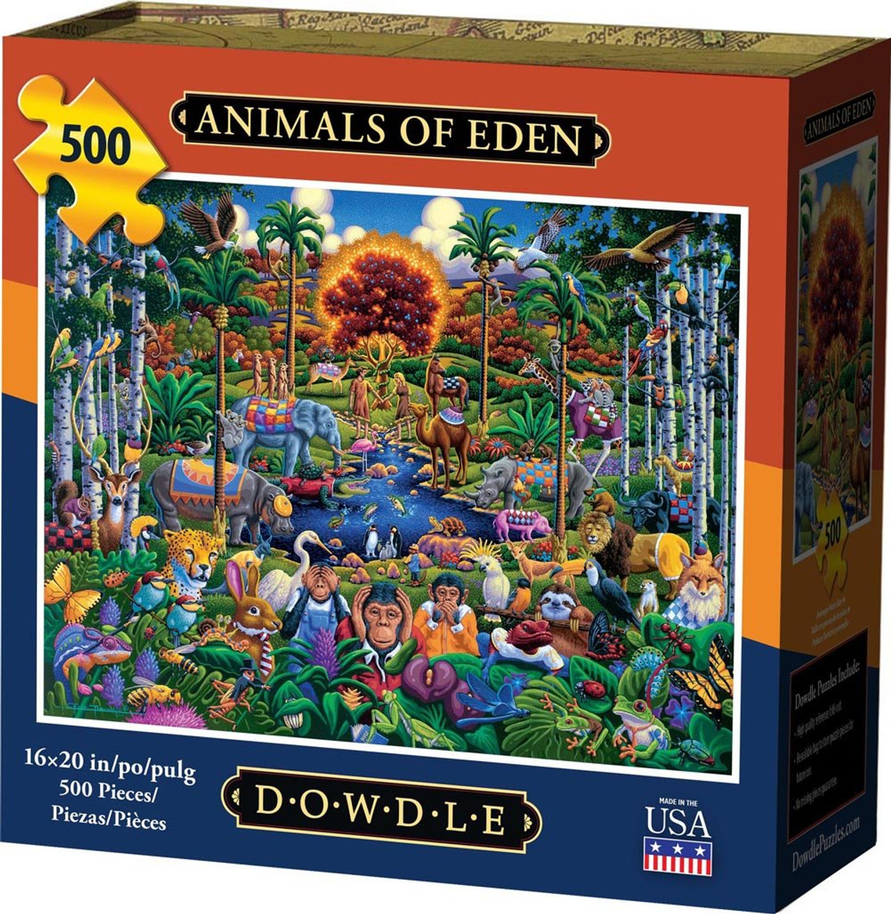Animals of Eden  Puzzle (500 Pieces) 