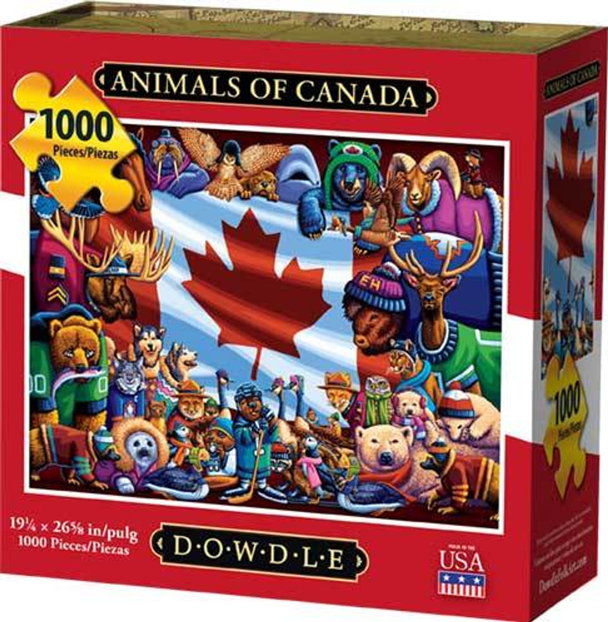 Animals of Canada Puzzle (1000 Pieces)