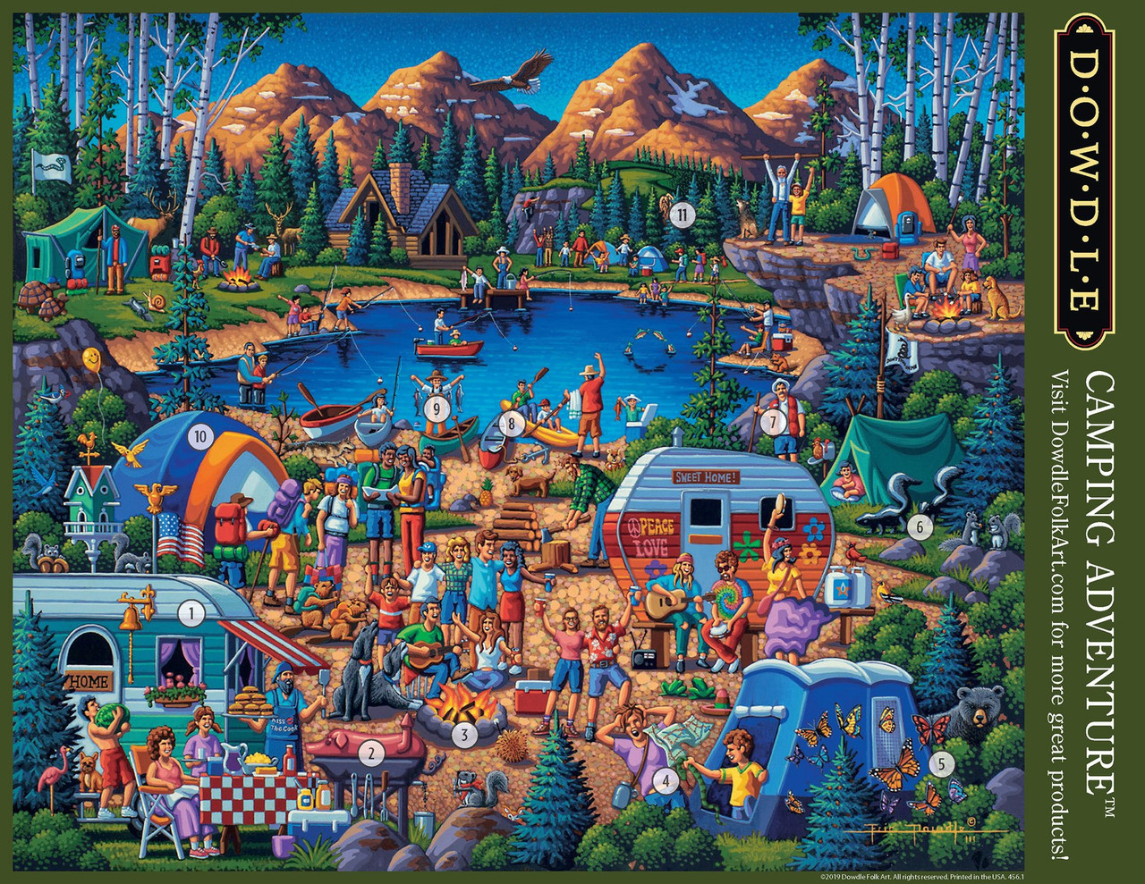 Camping Adventure Puzzle (1000 Pieces)