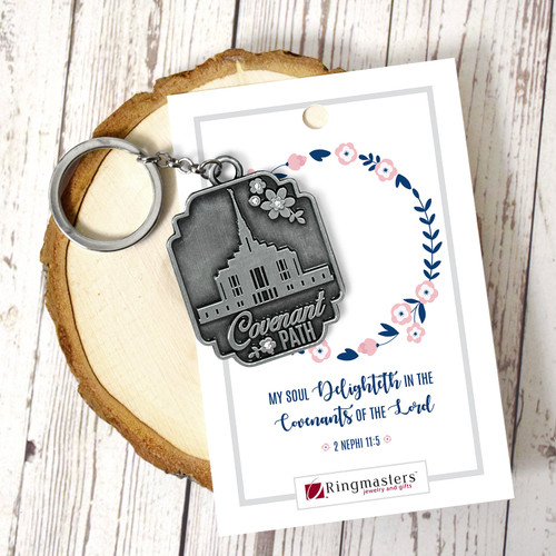 Covenant Path Temple Key Chain