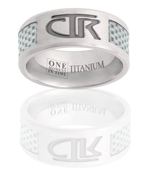 Titanium White with Carbon Fiber CTR Ring (Titanium Ion)*