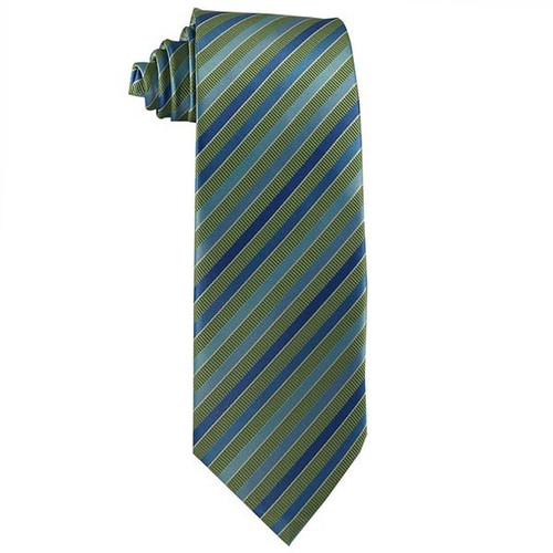 Olive, Jade, and Meadow Green Stripe Youth Tie ages 8-14