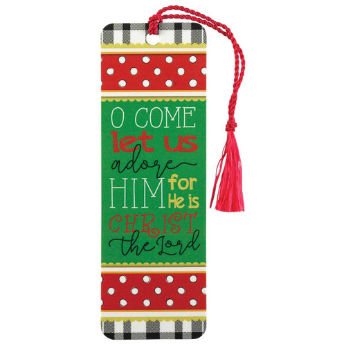 O Come Let Us Adore Him (Bookmark with Tassel)