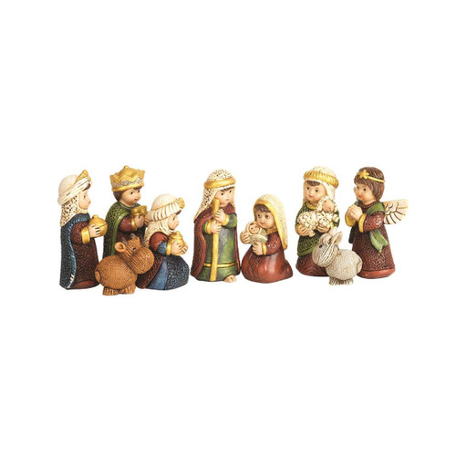 Nativity Set Children 3.25" (9 Piece)