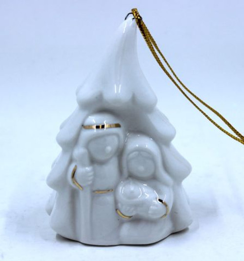 Holy Family with Tree ( 3" Ornament)