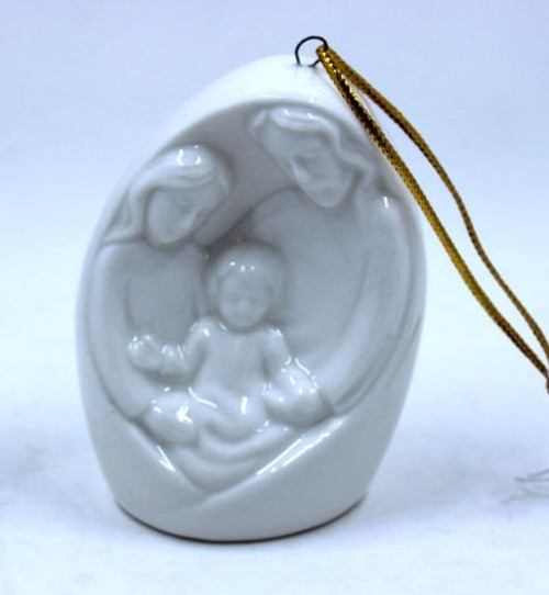 Oval Holy Family ( 3" Ornament)