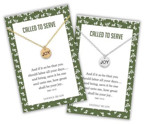 Called To Serve Joy (Necklace) Choose color in options*