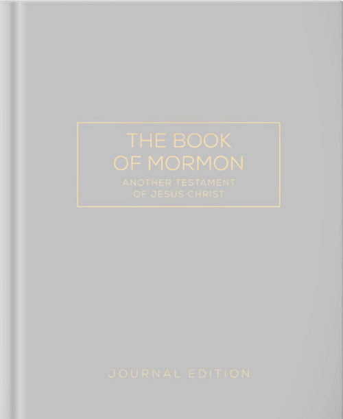 The Book of Mormon Journal Edition Lt Grey (Hardcover)*