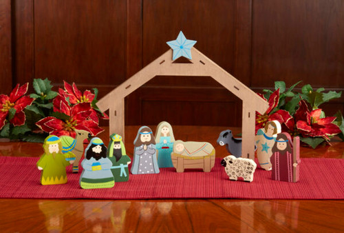 Children's Nativity Set (12 Pieces)*