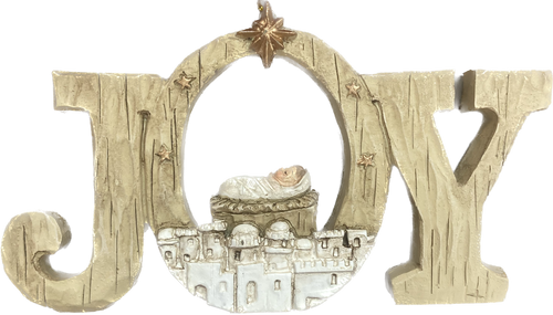 Joy With Baby Jesus (Resin Ornament)