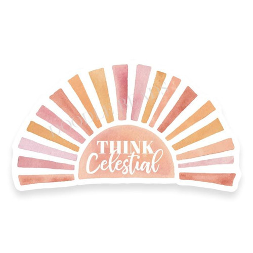 Think Celestial Vinyl Sticker (Vinyl Sticker)