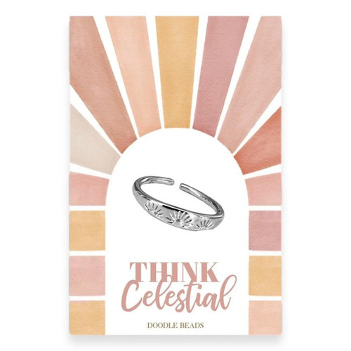 Think Celestial Sun Ring (Silver)