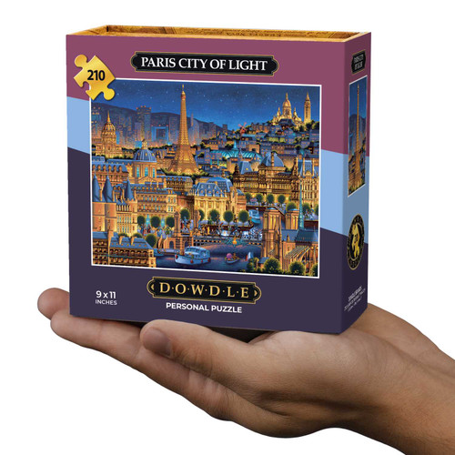 Paris City of Lights | 210 Piece Personal Puzzle