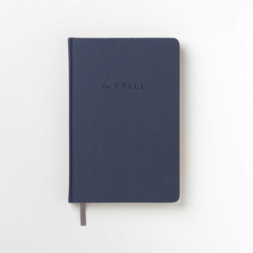 Be Still Linen Journal Navy (Hardcover) Be Still Linen Journal Navy (Hardcover)