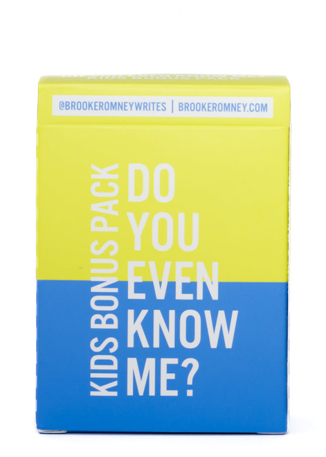 Do You Even Know Me? Kids Pack - Card Game