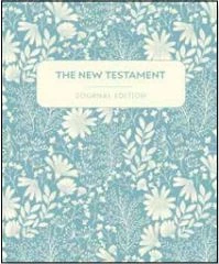 The New Testament Journal Edition Blue Floral (Hardcover)