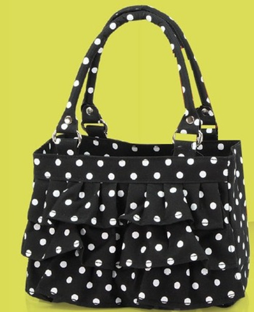 Polka Dot Ruffle Tote Angela *