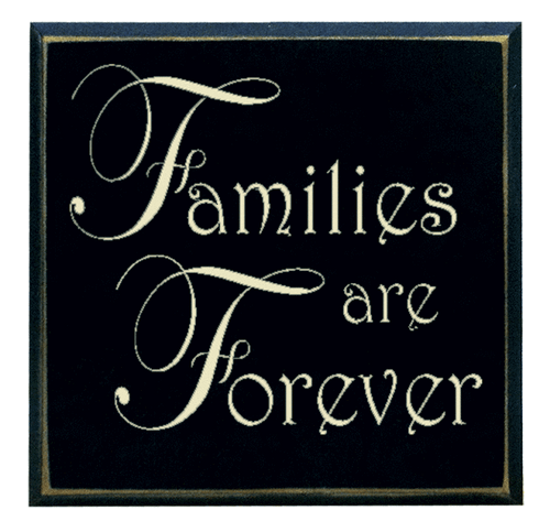 Families are Forever - Wood Tile *