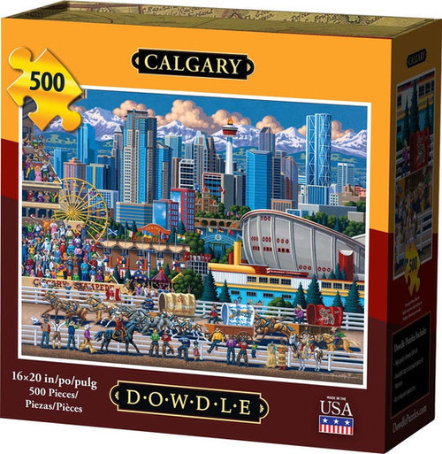 Calgary Alberta  Puzzle (500 Pieces) 