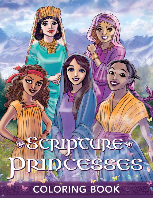 Scripture Princesses Coloring Book  (Paperback) *