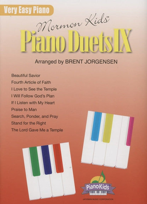 Mormon Kids Piano Duets IX Songbook (Paperback) *
